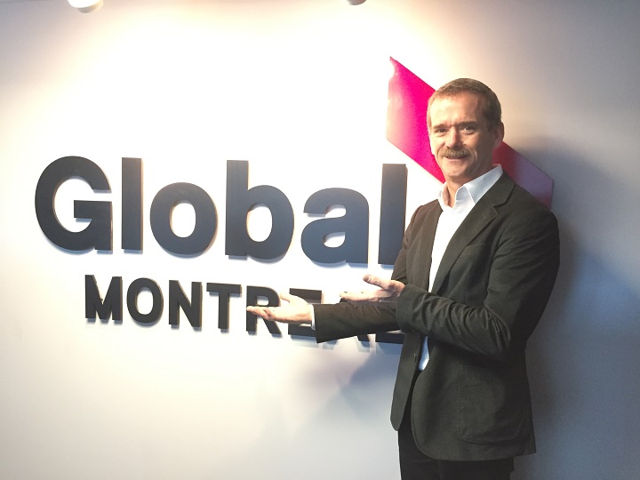 Chris Hadfield at Global Montreal.