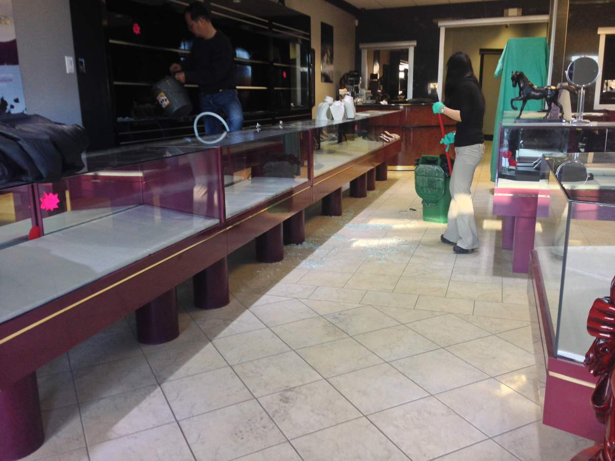 Imperial Jewelers in Calgary was robbed in November 2014.