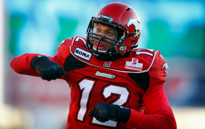 Juwan Simpson - The veteran linebacker is one of nine Stampeders who are still around from their 2008 Grey Cup win.