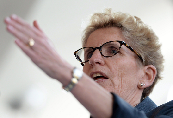 Premier Kathleen Wynne speaks at a Canada2020 event in Ottawa on Thursday, October 2, 2014.