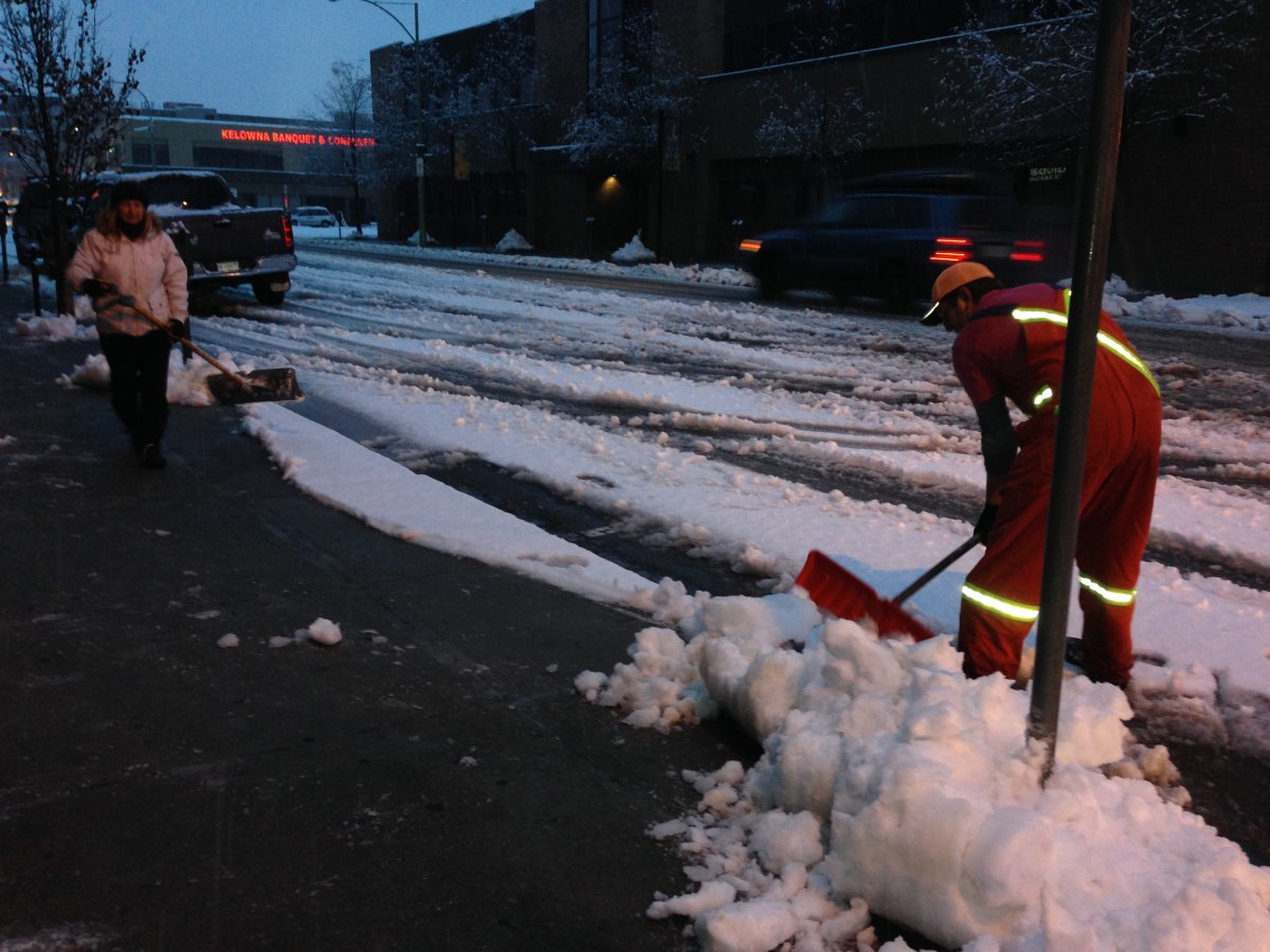 WATCH Okanagan hit with major snowfall Globalnews.ca
