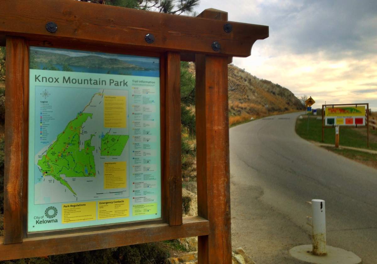 Popular Okanagan mountain closes to vehicle traffic - image