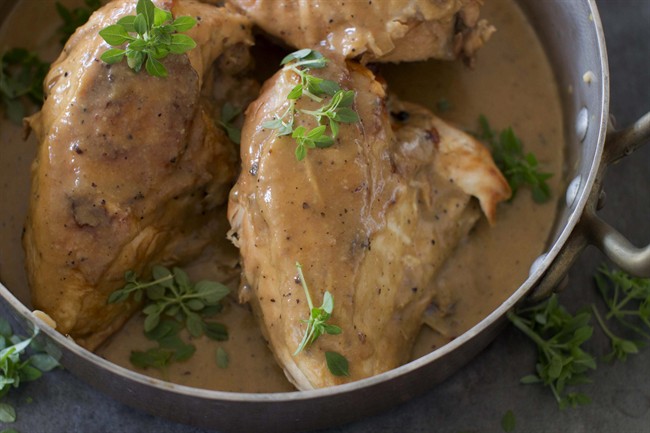 Making a speedy dinner out of a slow-braised bird