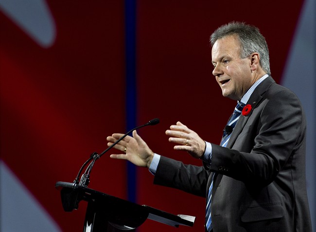 Bank of Canada Governor Stephen Poloz speaks at the 22nd annual Canadian Council for Public-Private Partnership conference in Toronto on Monday, November 3, 2014. THE CANADIAN PRESS/Nathan Denette