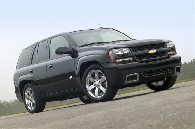 This undated file photo made available by General Motors Co., shows the 2006 Chevy TrailBlazer SS sport utility vehicle. 