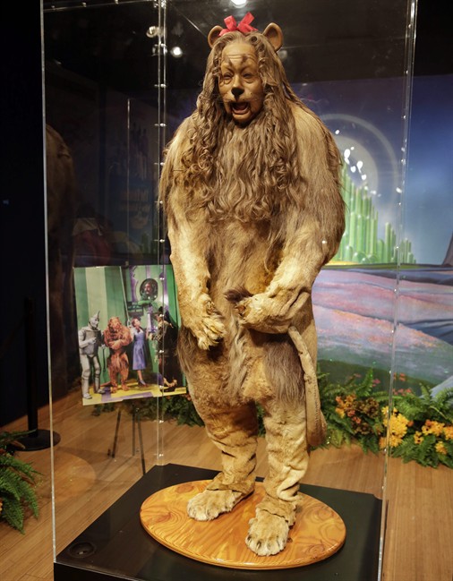 The Cowardly Lion costume, pictured on Nov. 21, 2014.