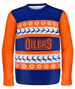 Edmonton Oilers 2021 NHL Ugly Christmas Sweater Canada