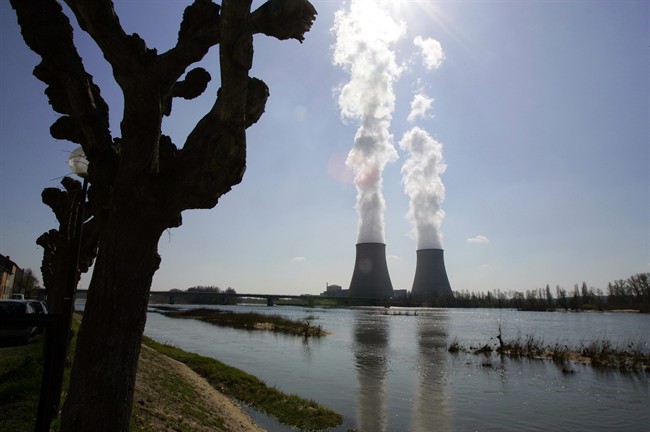 This March 27, 2007 file photo shows the Belleville-sur-Loire's nuclear plant, across the Loire river, central France.