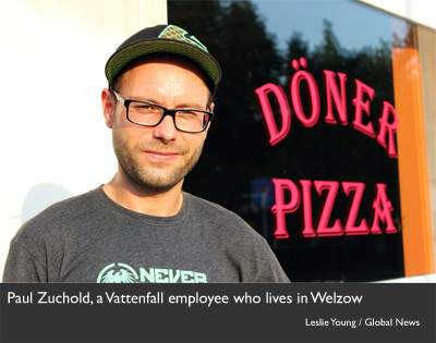 Paul Zuchold is a Vattenfall employee who lives in Welzow
