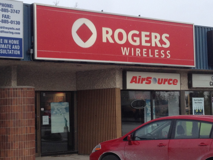 Rogers Wireless store Portage Avenue Winnipeg