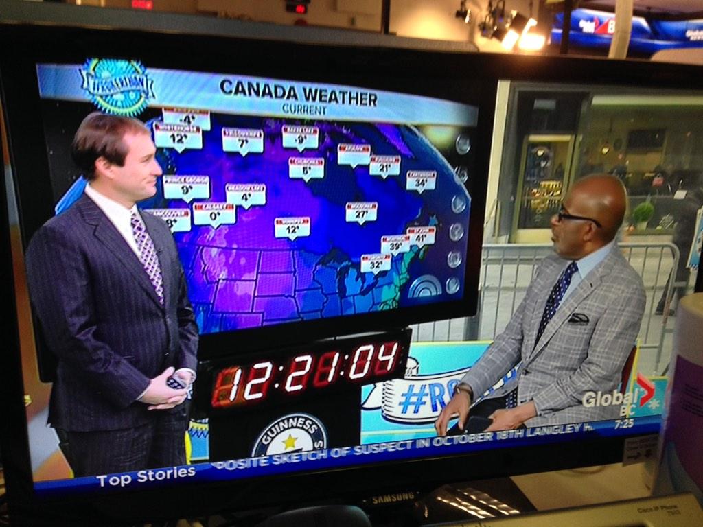 WATCH: Al Roker does B.C. weather as part of his Guinness World Record marathon - image