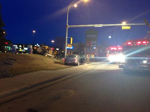 Edmonton police investigating crash on 137 Avenue and 123A Street.