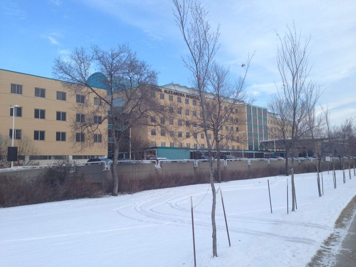 File photo of Edmonton's Royal Alexandra Hospital.