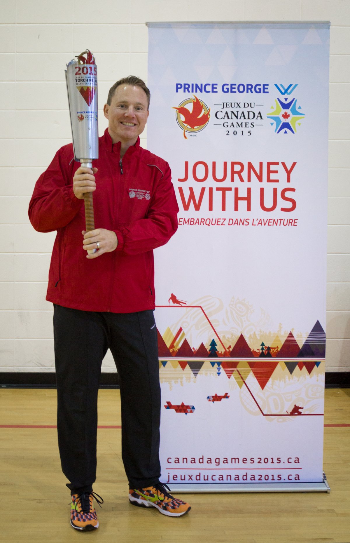 Global BC's Jay Janower was very proud to carry the torch as part of the Canada Winter Games relay.