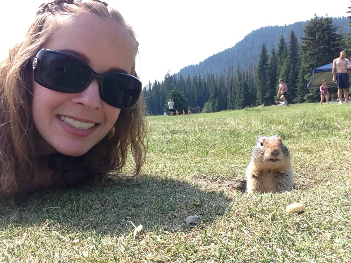 Gopher selfie taken at B.C. park goes viral - image