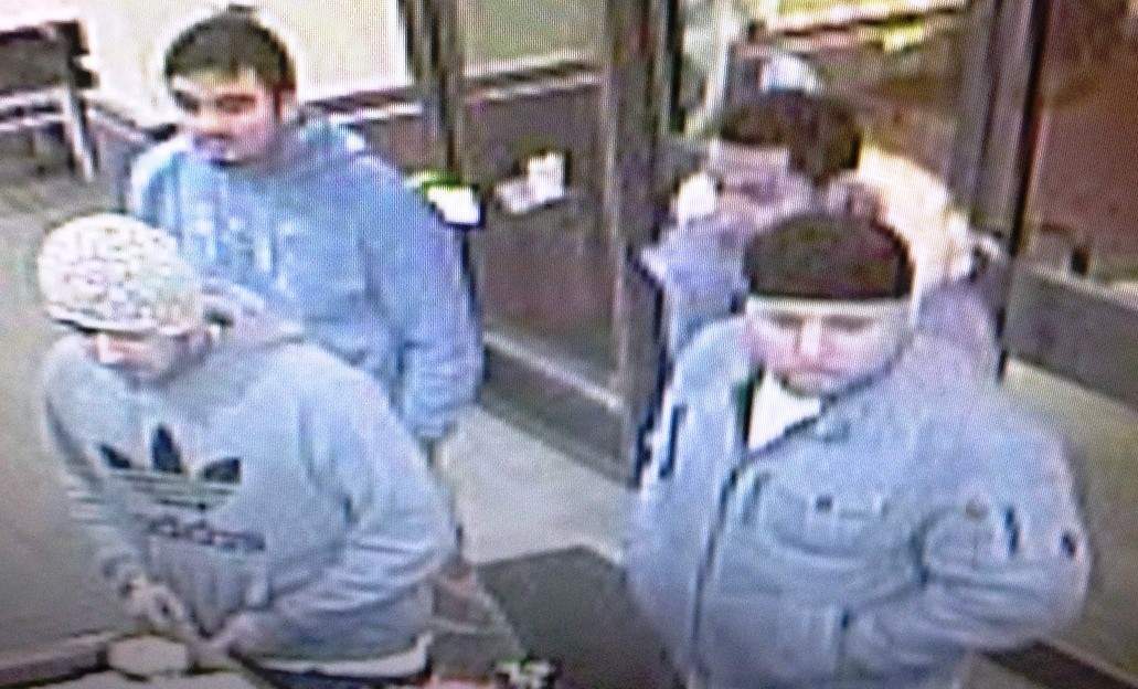 On November 5th, 2014 at approximately 9:40 pm, 4 males entered the Swiss Chalet restaurant in Airdrie. The males ordered food and drinks, and then after completing the meal, ran out of the restaurant without paying.