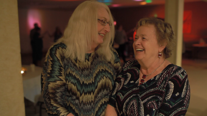 Lorraine (left) realized she was transgender at 62 years old and came out to her wife Joyce (right) after 47 years of marriage.