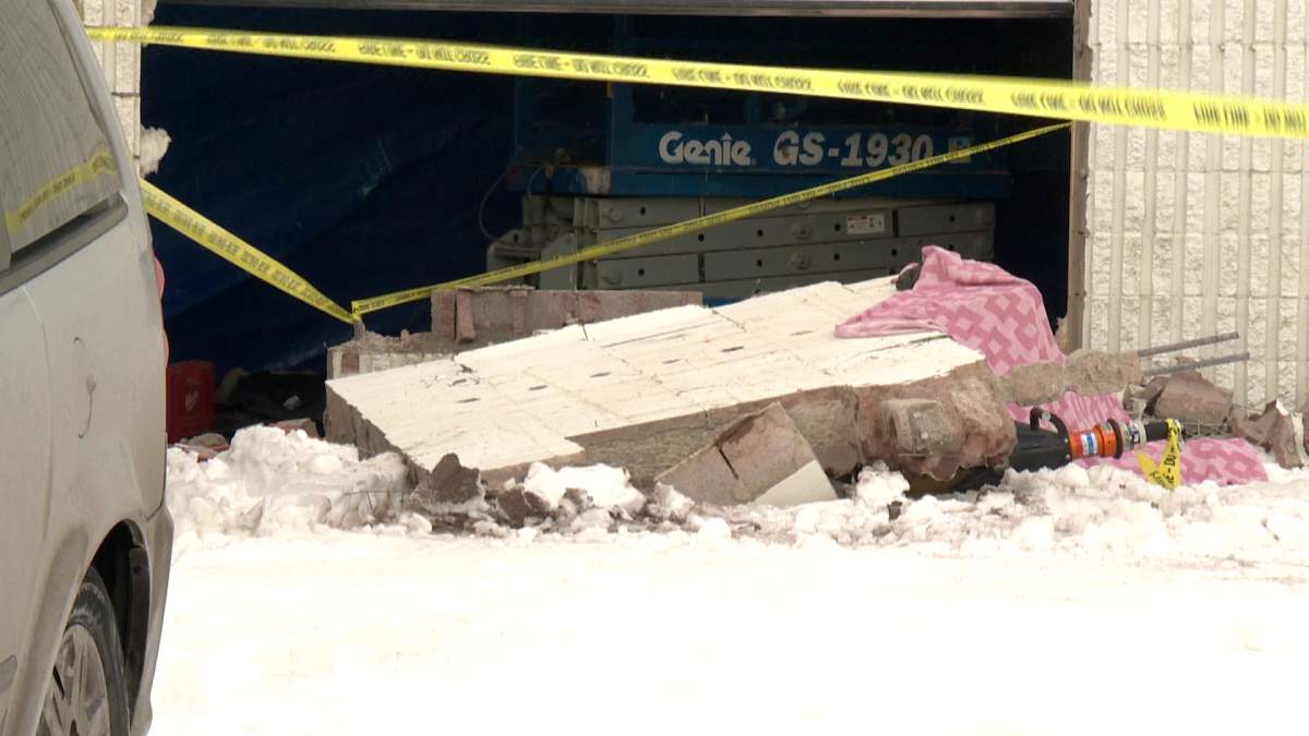 Man dies after concrete wall collapses at northeast business ...