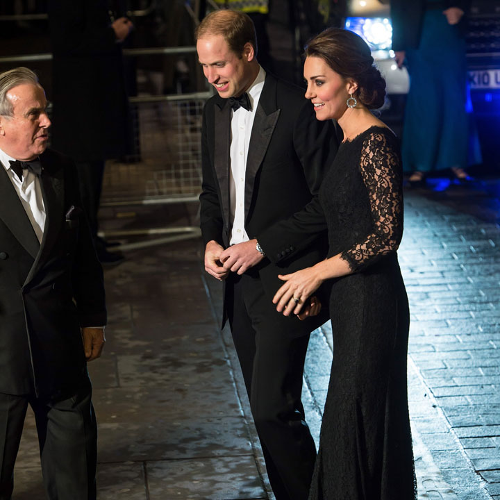 Catherine, Duchess of Cambridge and Prince William, Duke of Cambridge attend The Royal Variety Performance at the London Palladium on November 13, 2014 in London, England.