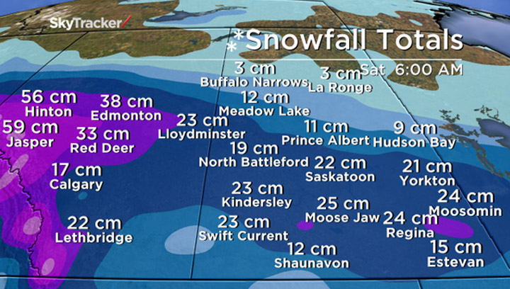 Another dose of snow to hit Saskatchewan Thursday/Friday before arctic air settles in.