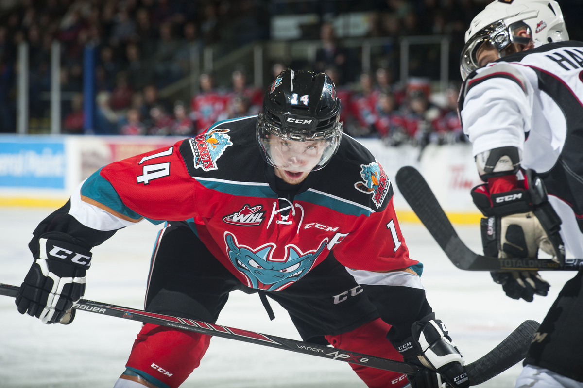 Rourke Chartier scored twice .