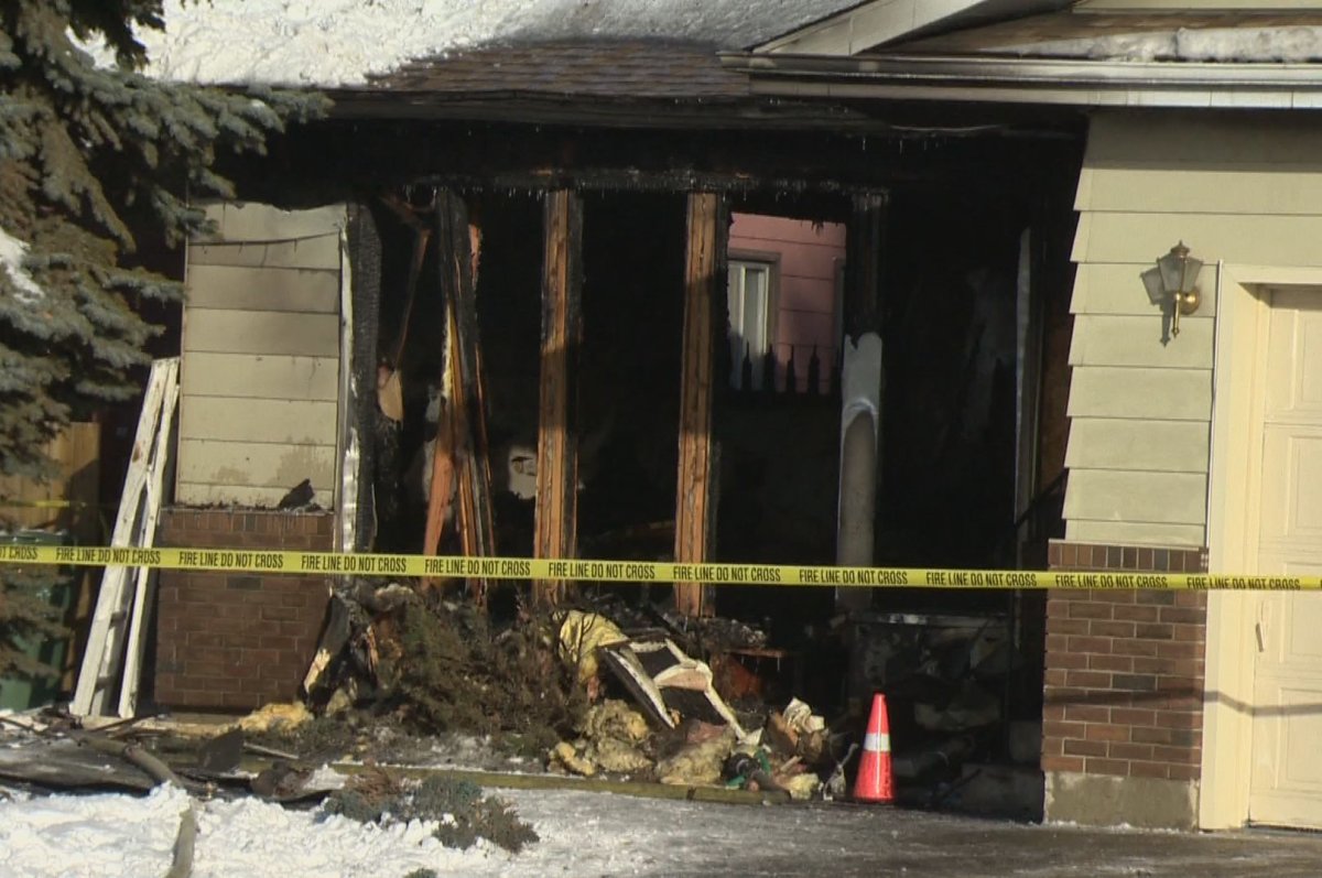 Fatal fire in Leduc Estates on Dec. 4, 2014.