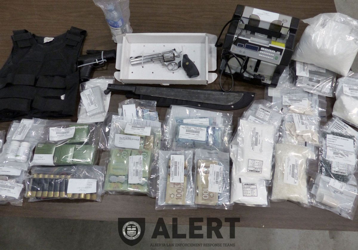 Calgary police seized $250,000 worth of drugs in an investigation into the alleged drug trafficking activities of Taylor Zazoni, 23, and Kayla Wright, 30.