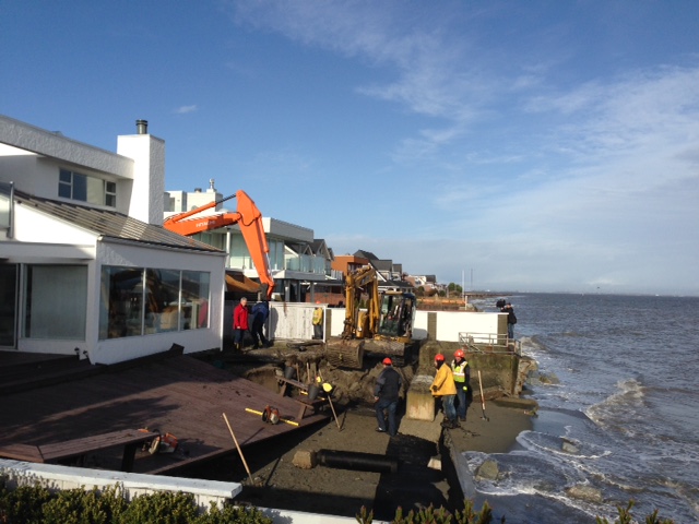 Damage to Boundary Bay