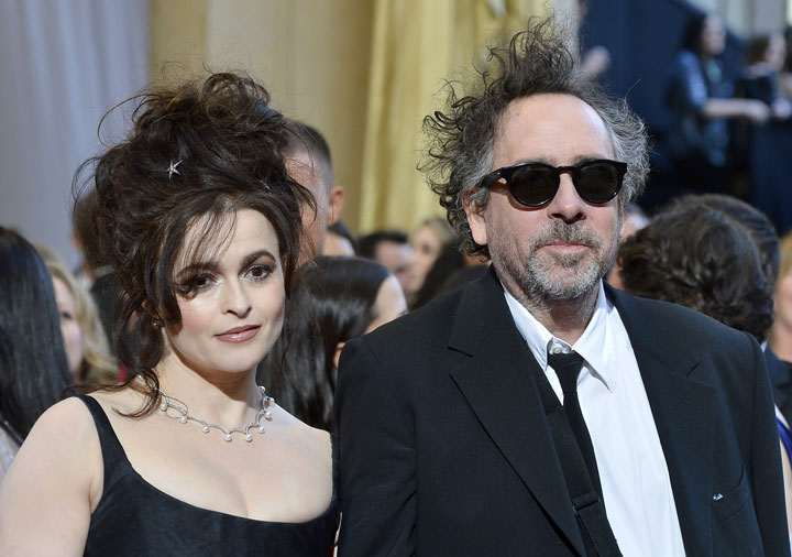 Helena Bonham Carter and Tim Burton, pictured in February 2013.