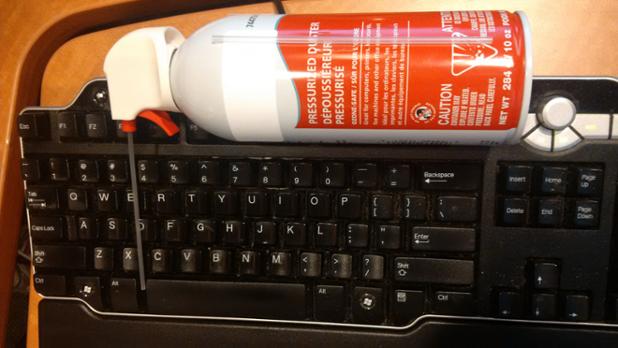 Items such as this do not just contain compressed air, they also contain dangerous chemicals.
