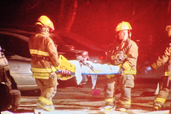 Quebec provincial police are investigating a fire in an apartment building in Les Coteaux, Que., which has left two dead and three injured on December 23, 2014.