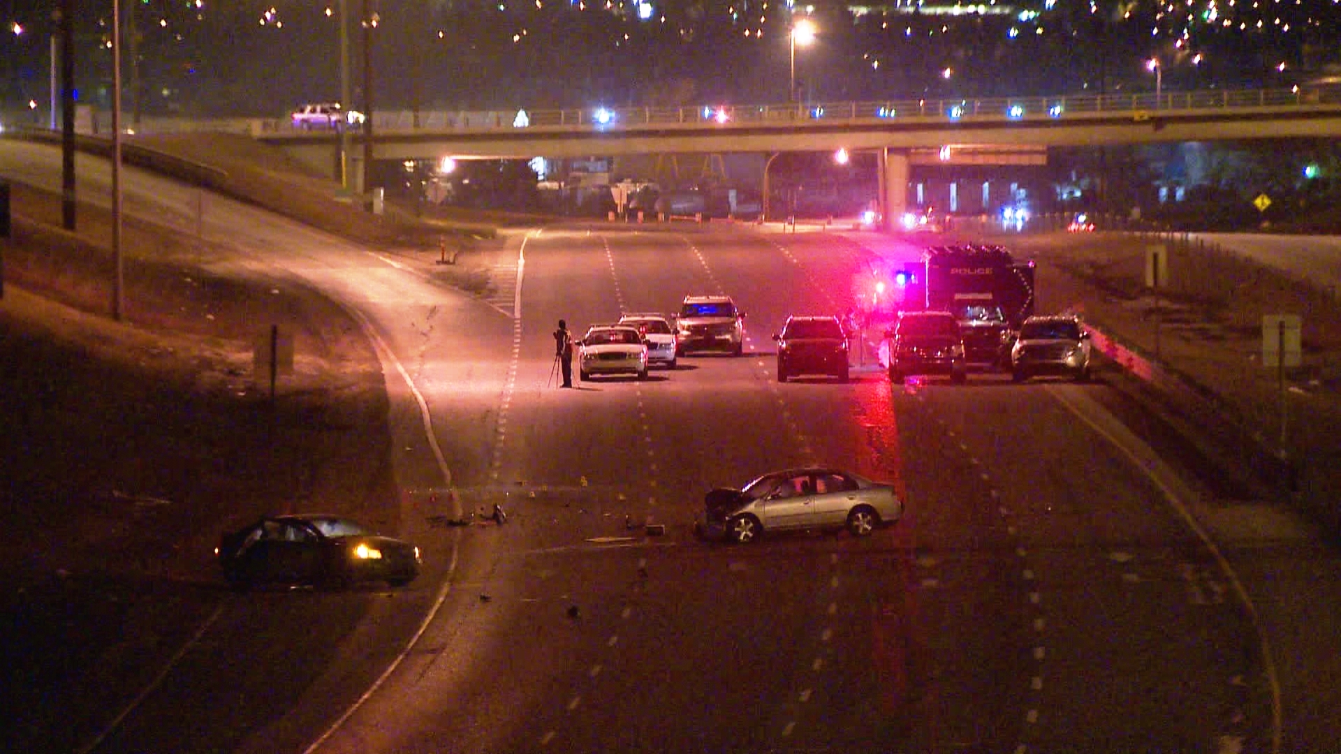 Three people injured in Deerfoot Trail crash - Calgary | Globalnews.ca
