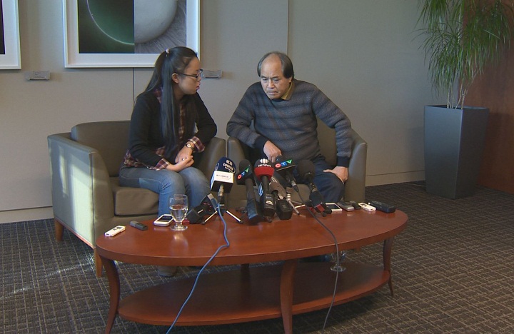Nearly a week after Luka Magnotta was convicted of murdering his son, the father of Jun Lin held an emotional press conference on December 29, 2014.