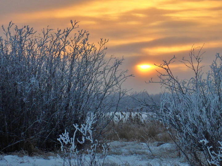 This photo of a sunset at Île-à-la-Crosse, Sask. was submitted by Dorothy Caisse.