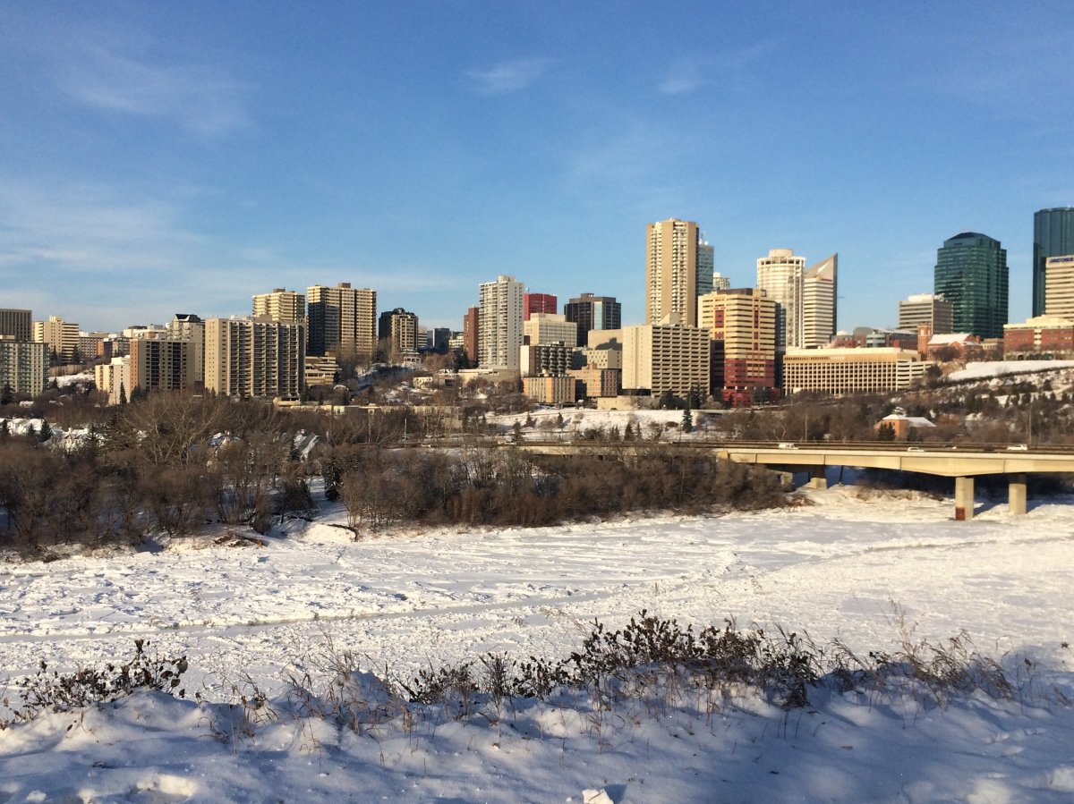 The Edmonton skyline on Monday, December 8, 2014.