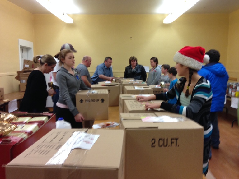 The Fall River Lions Christmas Express delivers Christmas boxes to families in need who live in the Waverley, Wellington, Windsor Junction and Fall River area.