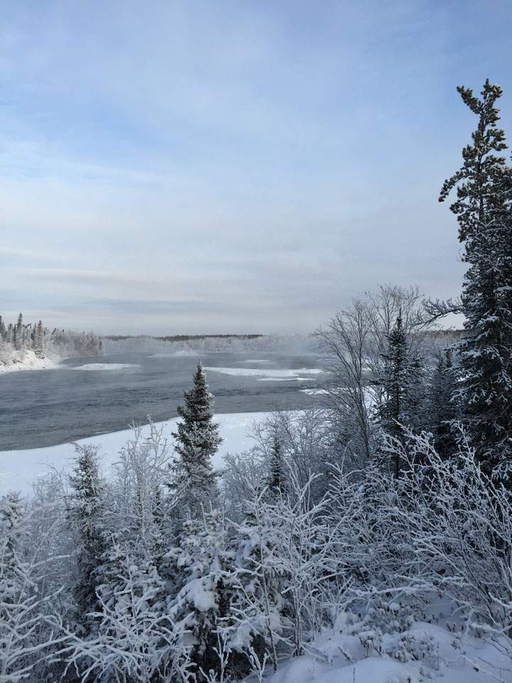 Glen Booker submitted this photo of hoar frost by Stony Rapids, Sask.