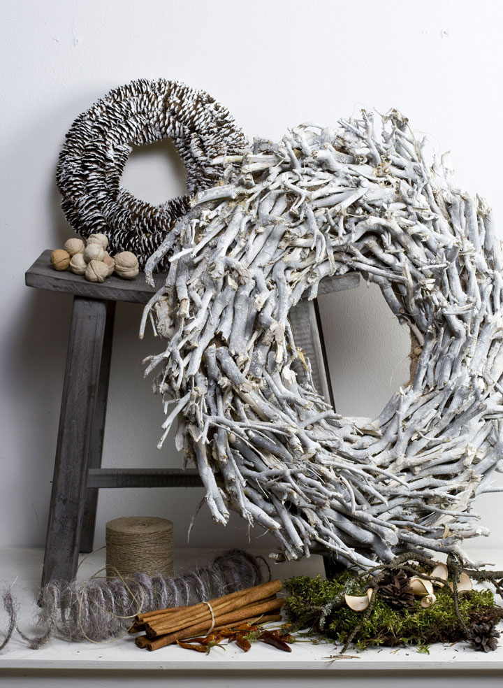 Get inspired by nature by collecting items from the outdoors to use in your holiday décor.