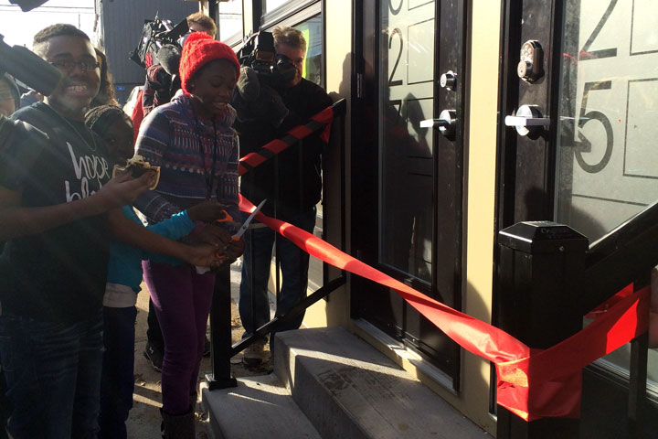 Hope Blooms cut the ribbon Friday to open its new office space.