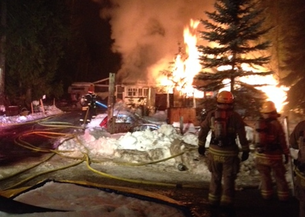 Pair of Okanagan house fires force five from their homes - image