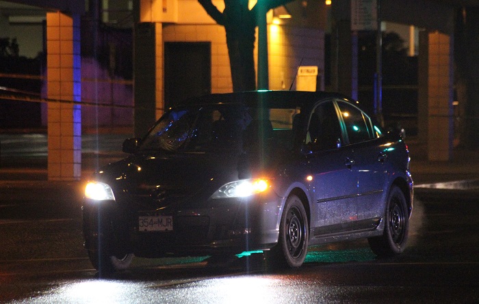 The pedestrian was struck just after 6 p.m. Friday night.