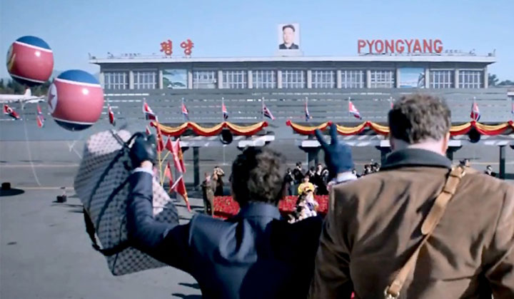 A scene from 'The Interview.'.