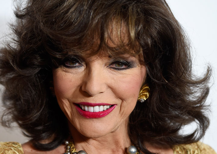 Joan Collins, pictured in October 2014.