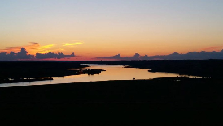 July 12: This photo of a sunset at Lake Diefenbaker was taken by Rhonda Ingell.