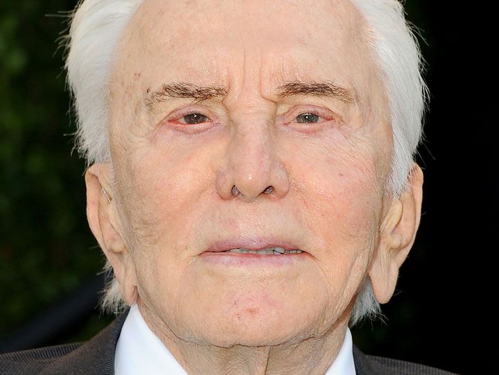 Kirk Douglas, pictured in February 2013.