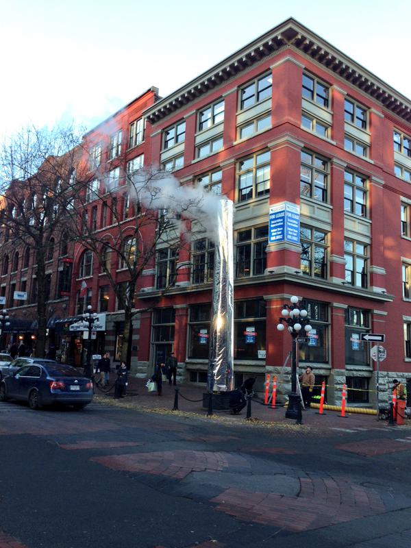 Gastown’s iconic steam clock gets a temporary replacement - image