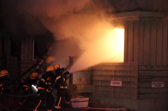 Building of S&W Forest Products in Maple Ridge destroyed in fire - image
