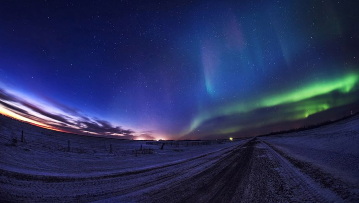 March 11: This photo of the Northern Lights was taken by Jeff Wizniak on Highway 16 between Saskatoon and Wynyard.