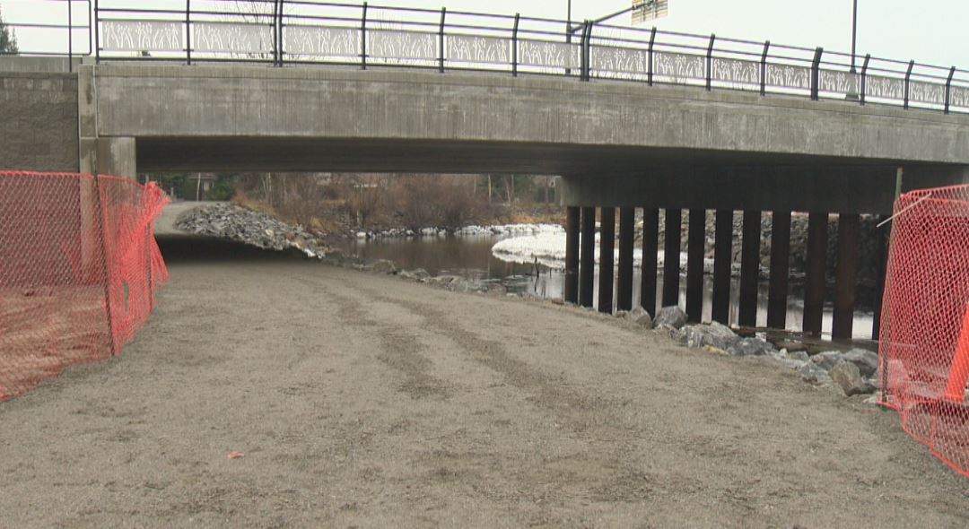 New access to Mission Creek Greenway Regional Park opened on Thursday.