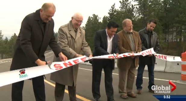 WATCH Alternate Route For Hwy 97 Opens In West Kelowna Globalnews Ca   Newroad 